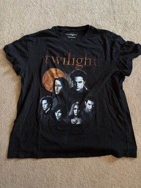 Twilight Graphic Short Sleeve Tee - Black